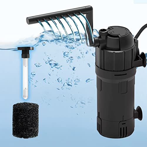 fish tank filter accessories U-V Fish Tank Filter, 5 in 1 Aquarium Filter Media Submersible Interna – Supply AG