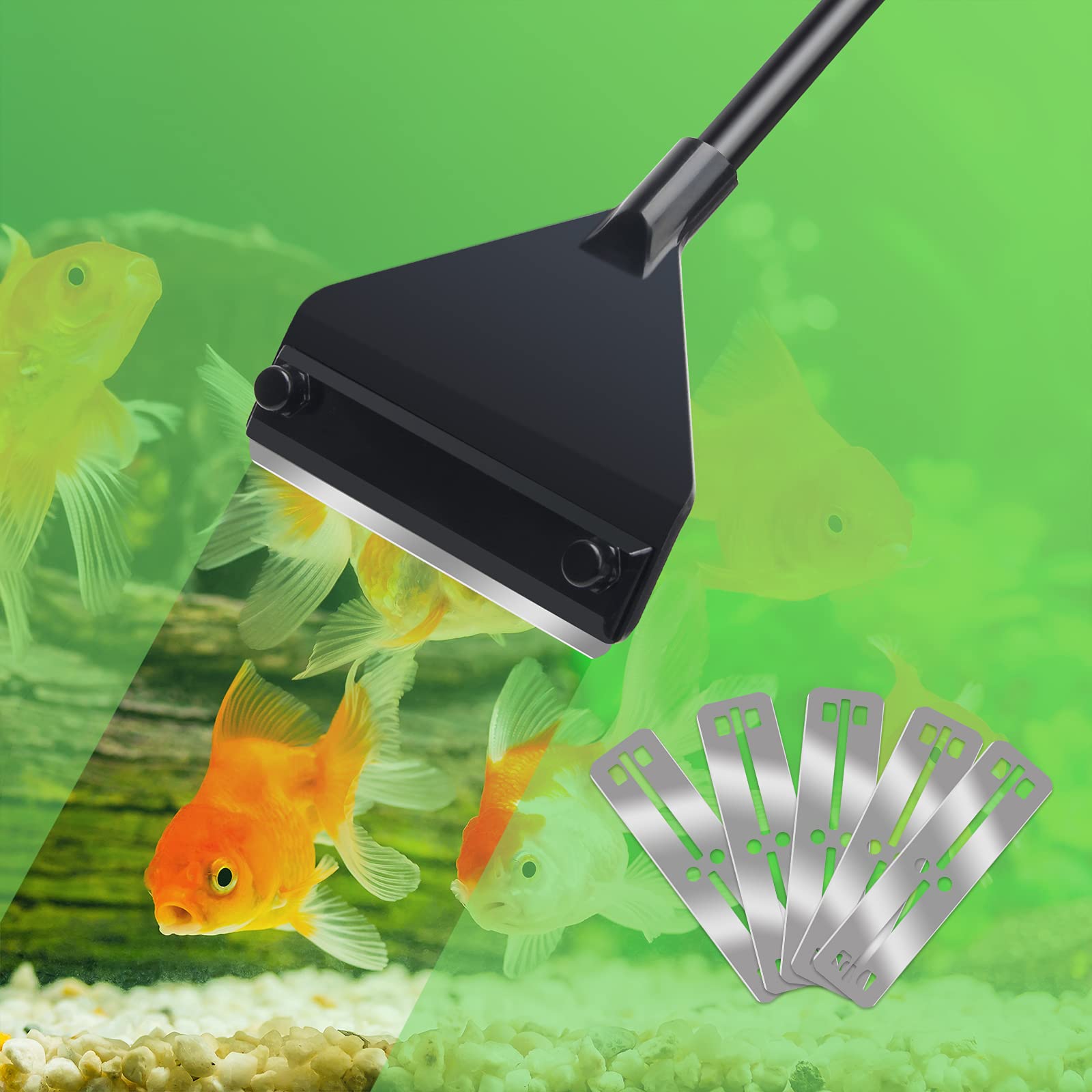 cleaning fish tank accessories AQUANEAT Tools, Fish Tank Cleaner,Fish Tank Siphon, Supply AG toxic PVC materials that is both solid and BPA Amazon Best Sellers: Best Aquarium
