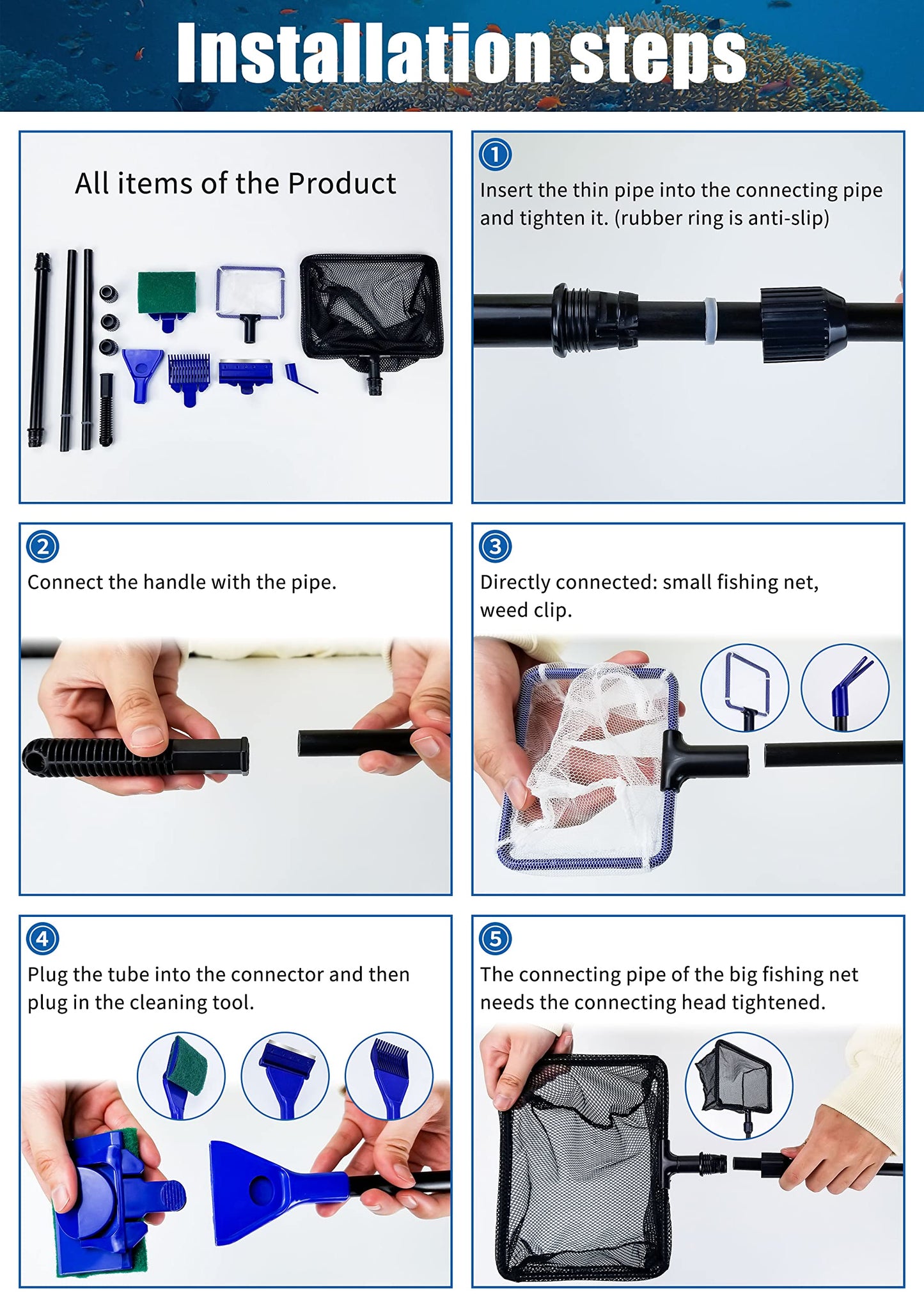 Your one-stop shop for diverse, top-quality aquarium supplies and accessories