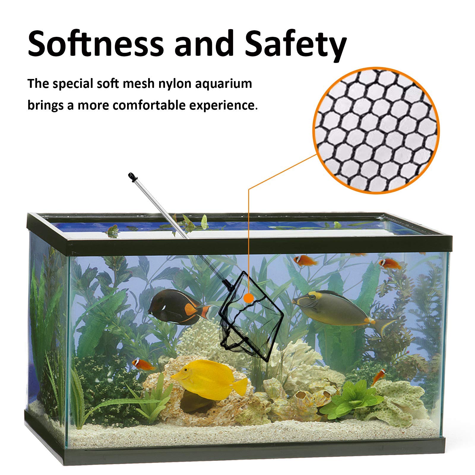 Grepol-V Aquarium Fish Net, 6 Inch Fine Mesh Fish Tank with Extendable – Supply AG Grepol-V Aquarium Fish Net, 6 Inch Fine Mesh Fish Tank with Extendable – Supply AG
