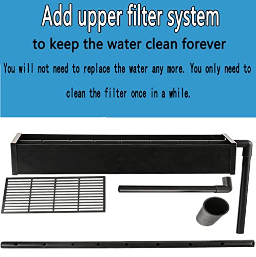 black box clean fish tank Black Fish Tank 124Gal LED Aquarium Kit Upright Fish Tank Large Glass – Supply AG