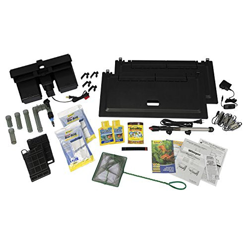 Tetra 55 Gallon Aquarium Kit with Fish Tank, Fish Net, Fish Food, Filt – Supply AG Tetra 55 Gallon Aquarium Kit with Fish Tank, Fish Net, Fish Food, Filt – Supply AG