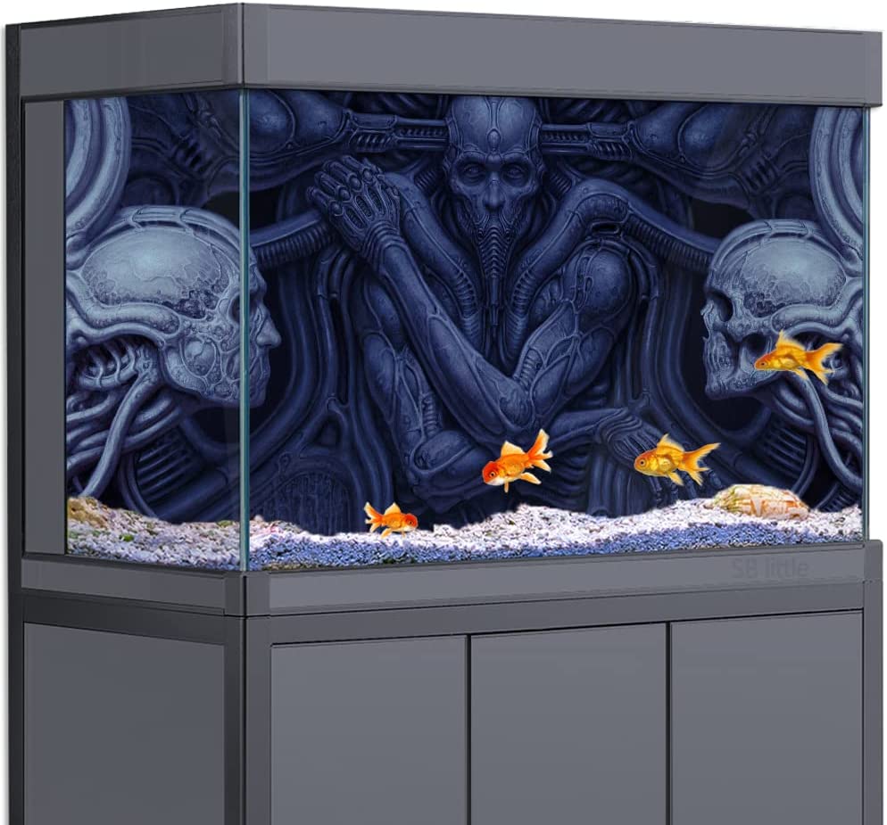 BAHULA 3D Fish Tank Background Backdrop Univeral Aquarium Decorative Paper - Forest BAHULA 3D Fish Tank Background Backdrop Univeral Aquarium Decorative Paper - Forest