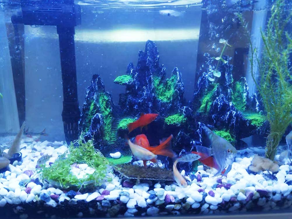 Chum Bucket Aquarium Ornament – Fun Fish Tank Decoration With Hideout Cave For Fish (Resin)