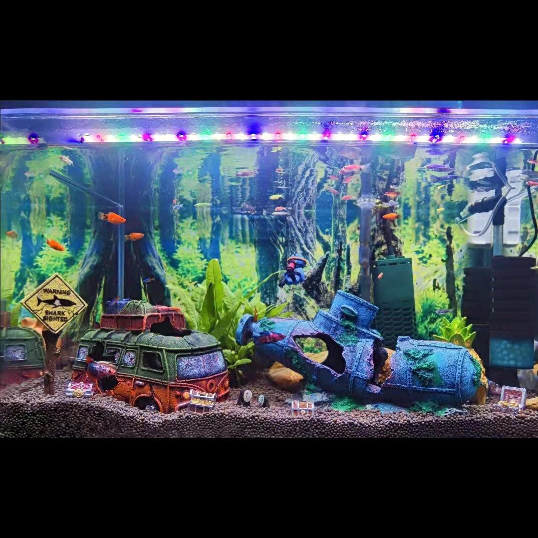 fish themed accessories BCSIUHD Aquarium Décor Thematic Ornaments