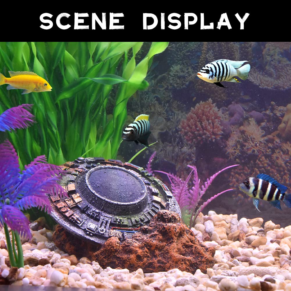 PTFJZ Fish Tank Decorations - Alien Aquarium Decorations for Betta Hid Supply AG PTFJZ Fish Tank Decorations - Alien Aquarium Decorations for Betta Hid Supply AG