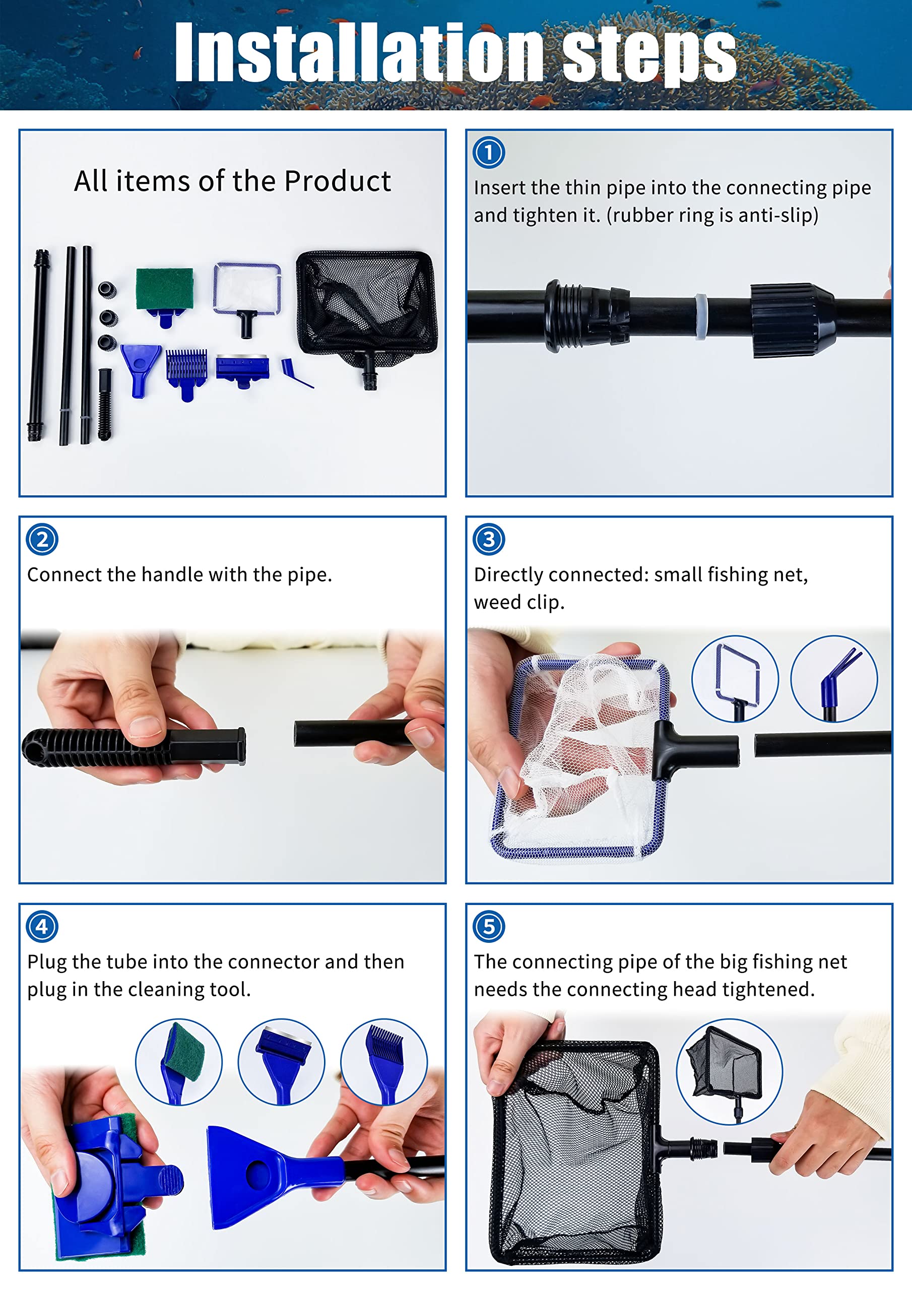 Your one-stop shop for diverse, top-quality aquarium supplies and accessories